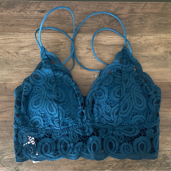 PINK Victoria's Secret Navy Knit Top and spot top - Picture 2 of 12